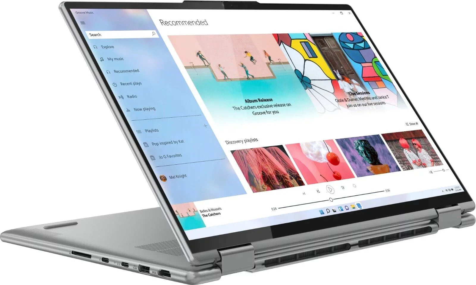 Lenovo - Yoga 7i 16" 2.5K Touch 2-in-1 Laptop - Intel Evo Platform - Core i7-12700H - 32GB Memory - Intel Arc  - 1TB  - Arctic Grey