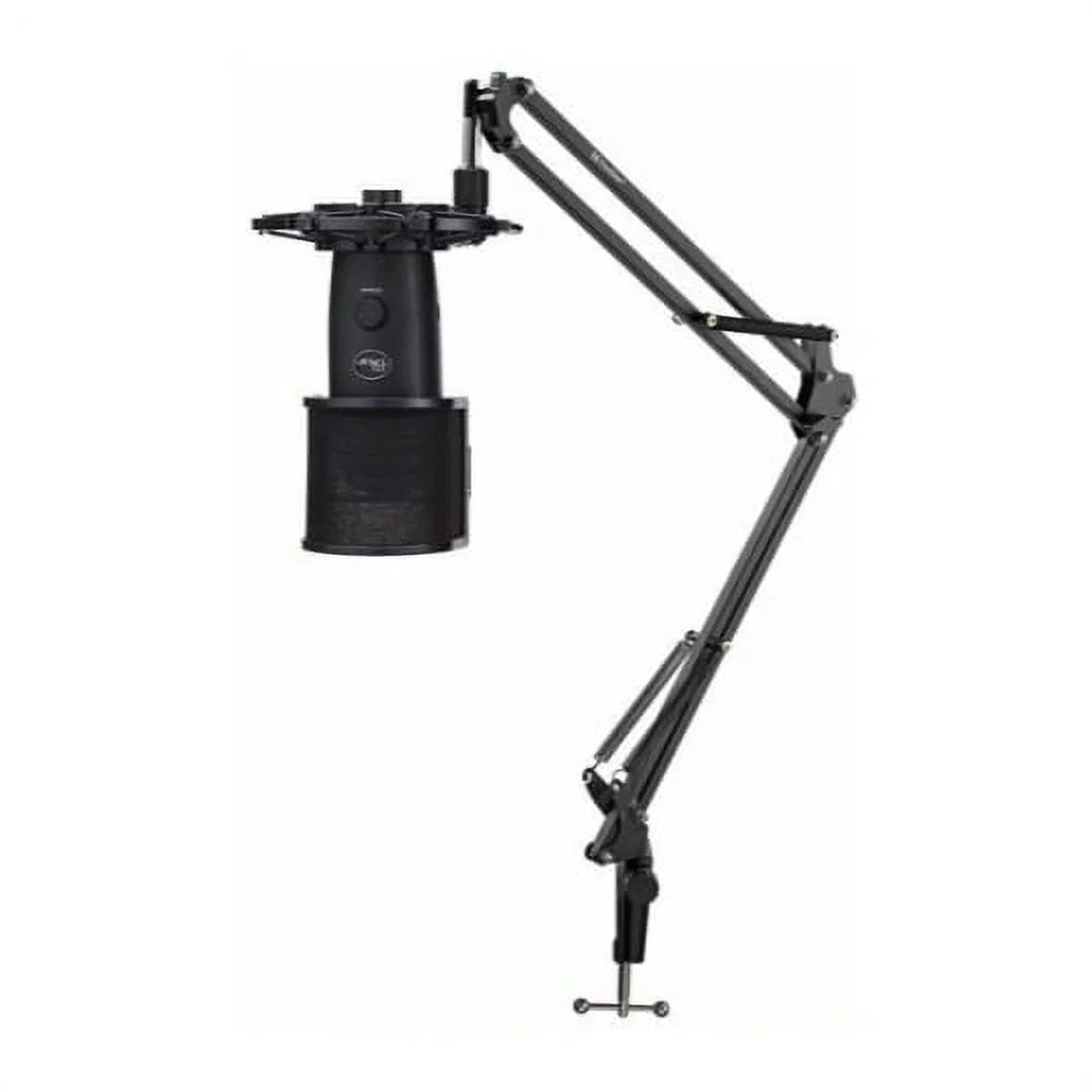 Blue Yeti Nano Premium  Mic Blackout with Knox Gear Boom Arm, Pop Filter and Shock Mount