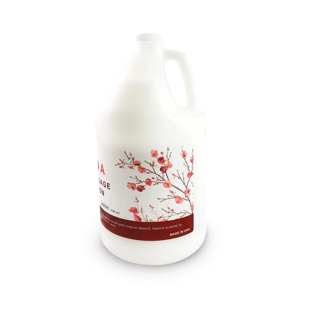 Unscented Massage Lotion Body Moisturizing Gallon Bottle (1 Gallon)