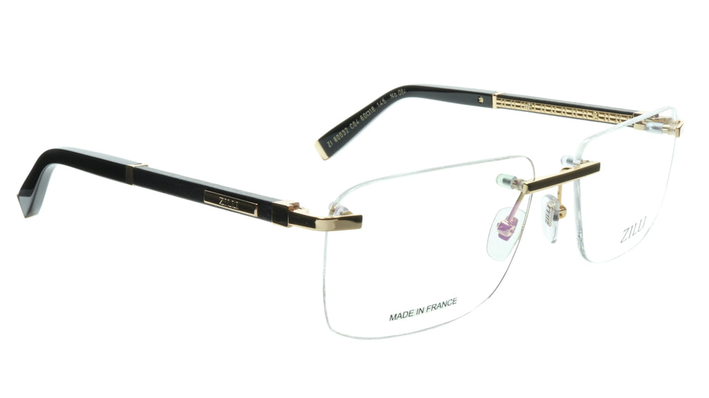 Rimless Eyewear Made with Real Leather and High Quality Titanium