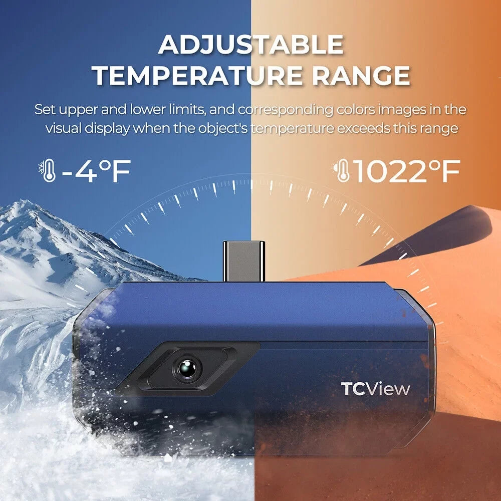 Thermal Imaging Camera 256x192  High Resolution Thermal Imager for Smartphones, Tablets &