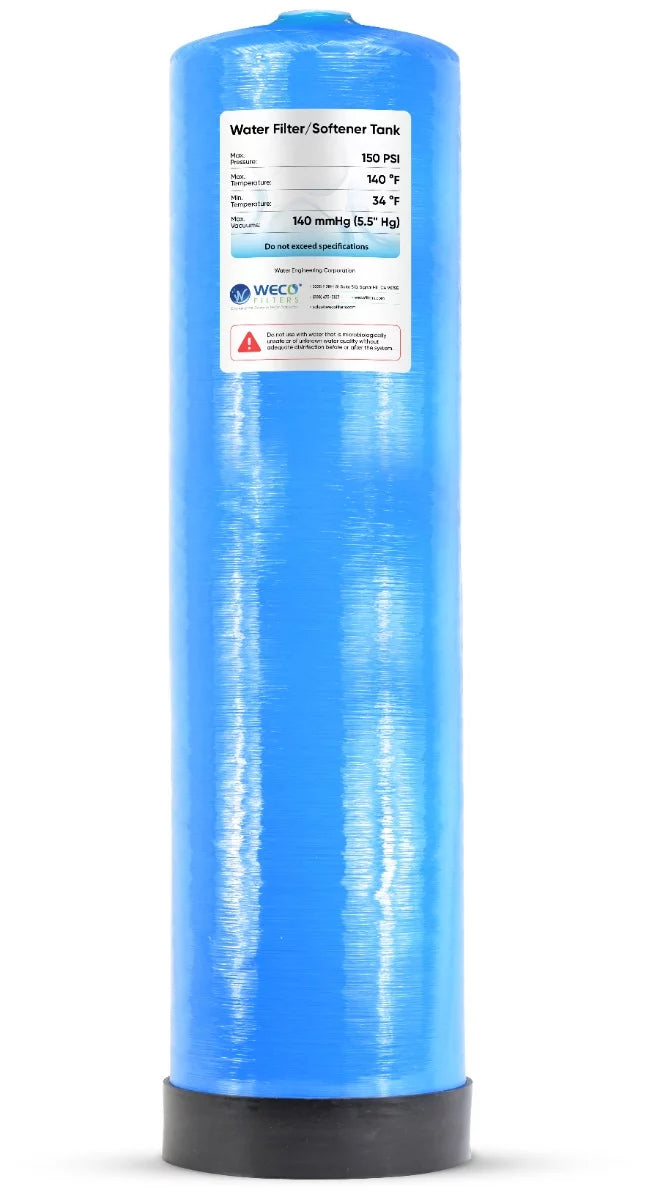 Mineral Tank for Water Softener / Filter Applications 16" Diameter x 65" Height with 2.5" Standard Top Port