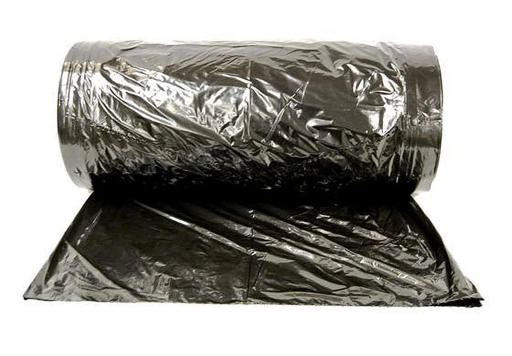 Plastic Super weight garment bags on a roll, 54" , Black - 333/