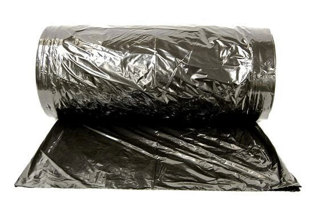 Plastic Super weight garment bags on a roll, 54" , Black - 333/