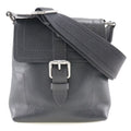 Pre-Owned   Louis Vuitton Yuma Shoulder Bag Utah  Leather Basalt Black  Men's (Good)