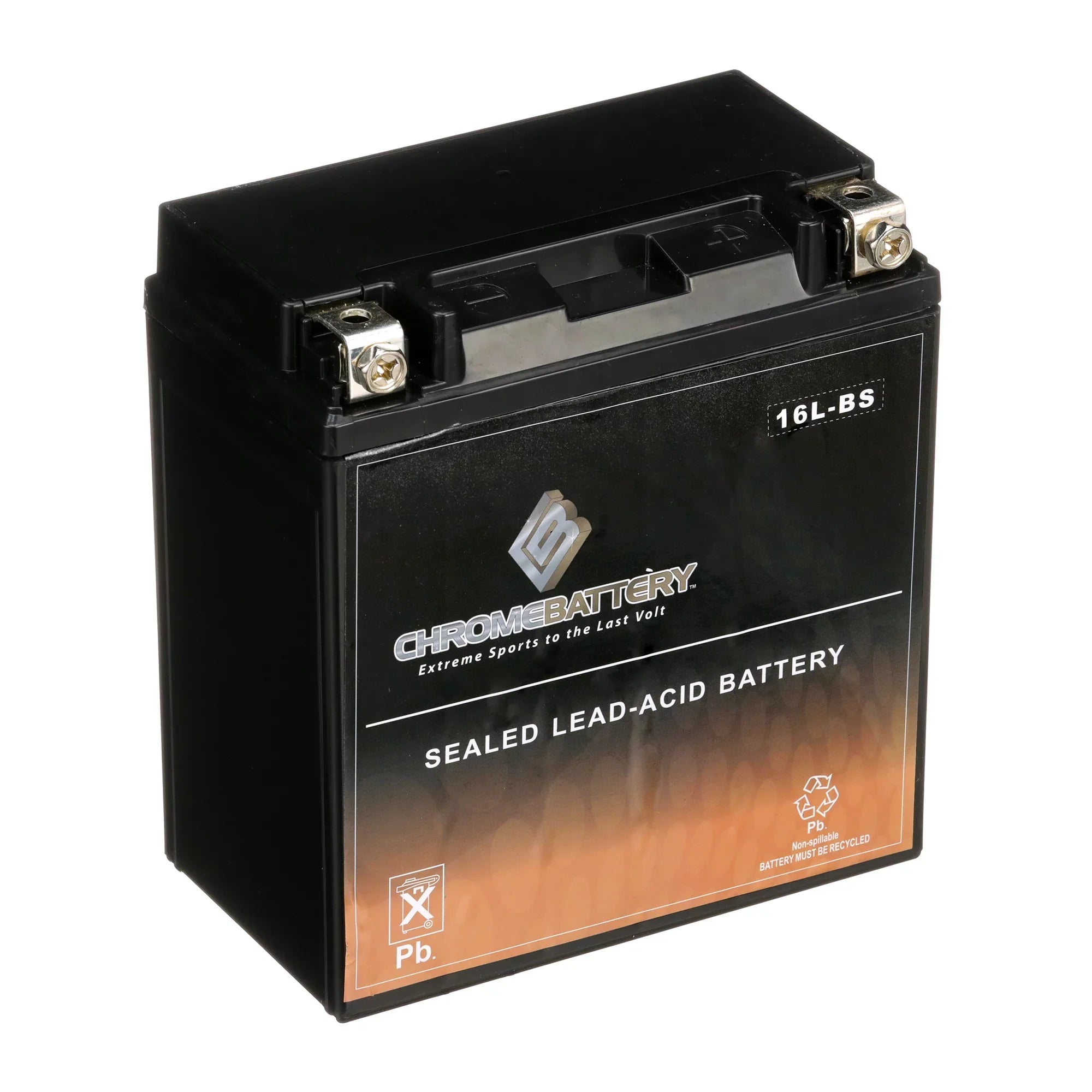 Chrome Battery - (16L- 12 Volt,14 Ah, 230 ) Jet Ski Battery for Kawasaki Js650 Sx 1987