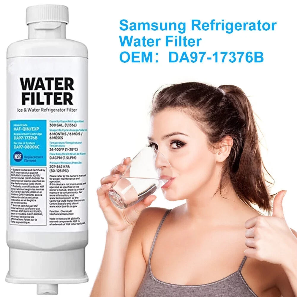 4 Pack Compatible with -17376B, -08006C, -, -/ Refrigerator Water Filter