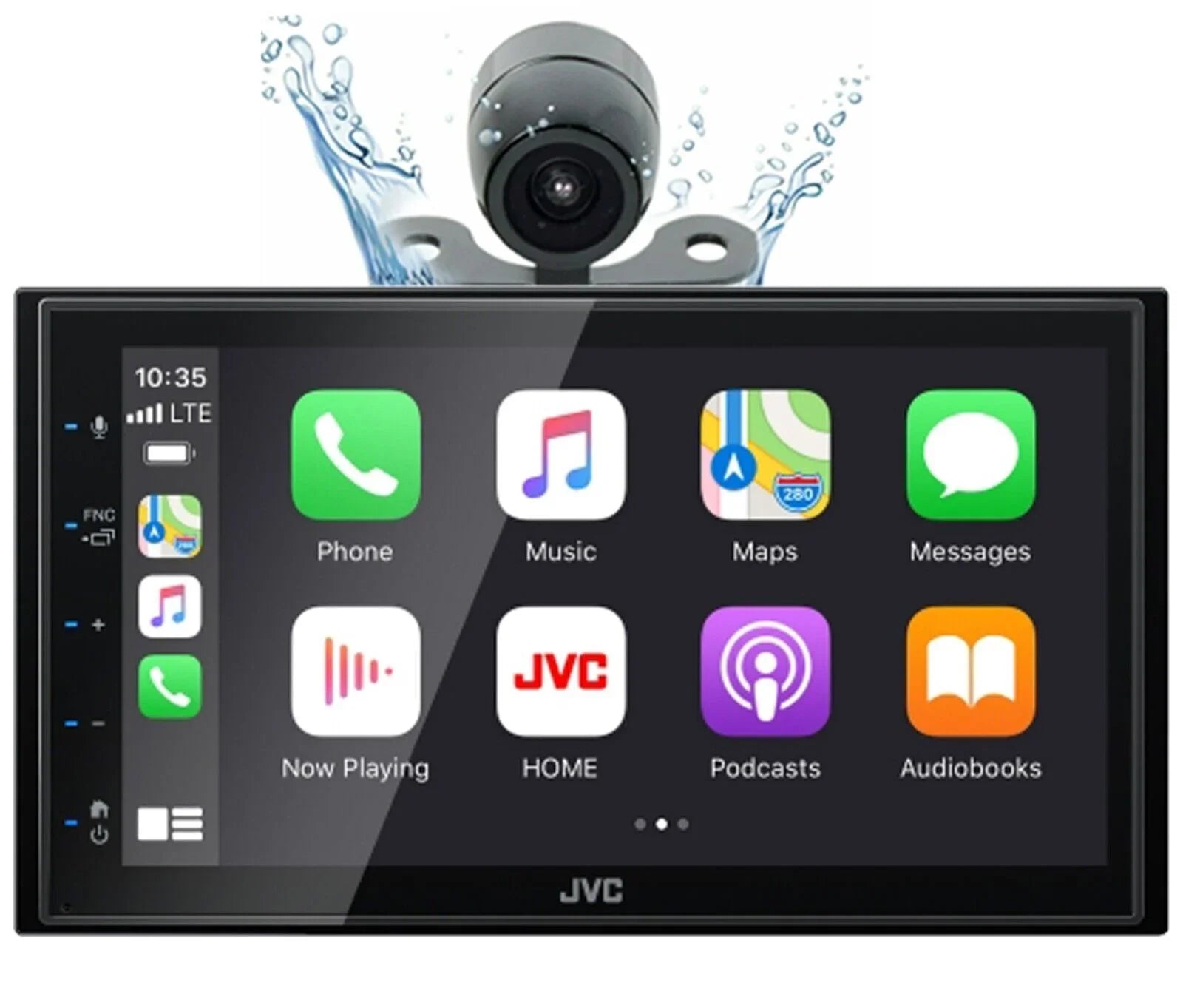 '- 2  6.75" Media Player  Mirroring For Android Bluetooth + Backup Camera
