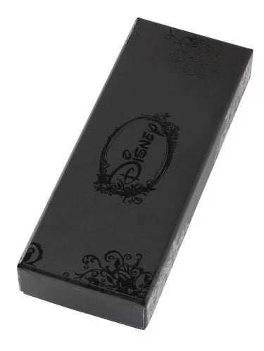 Mickey Mouse Men's Antique Silver Vintage Alloy Watch, Black Leather Strap