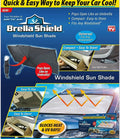 Brella Shield Windshield Sun Shade Universal Fits any Windshield Block Heat and  Rays Keep Your Car Cool