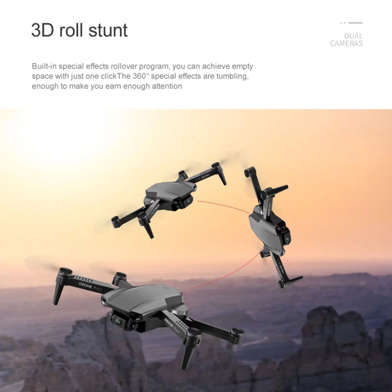 Dqacd 2021 New    Drone 4K  Dual Camera  WiFi  Foldable Drone