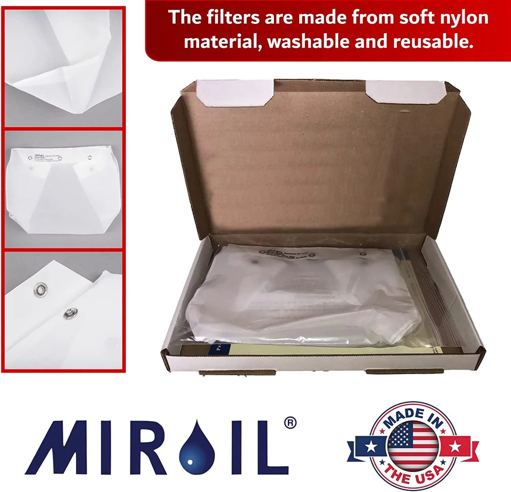 Miroil /12852  Flow Snap On" Filter Bag"