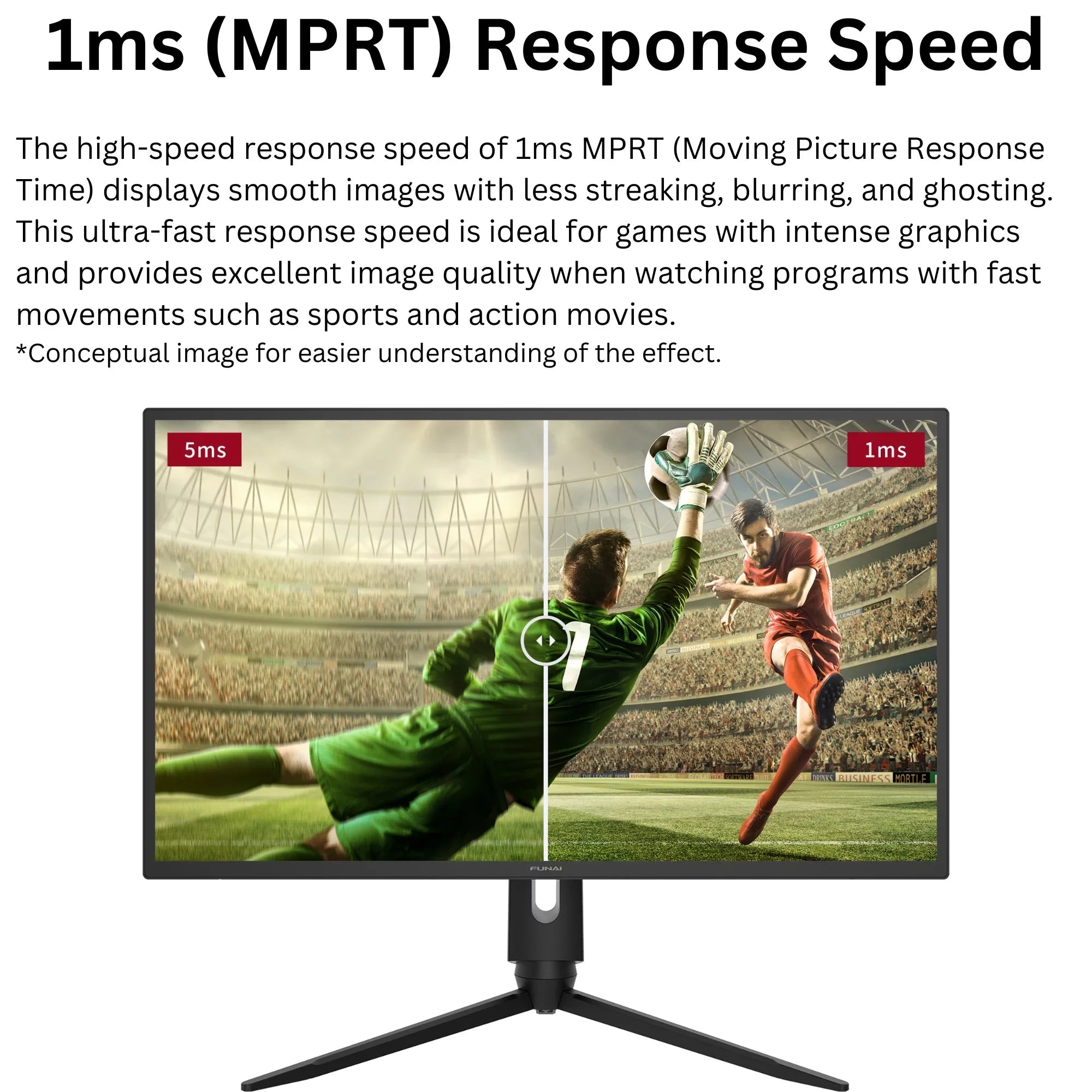 Funai 32"  Curved 240Hz, 1ms, , ,  FreeSync™ Premium Enabled Gaming Monitor (-32C545)