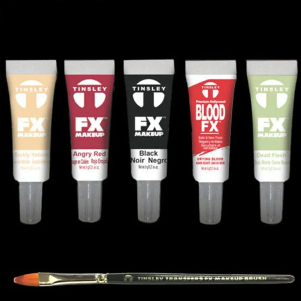 Tinsley Transfers Undead Walker Zombie Color Set  Makeup Kit Costume Accessory