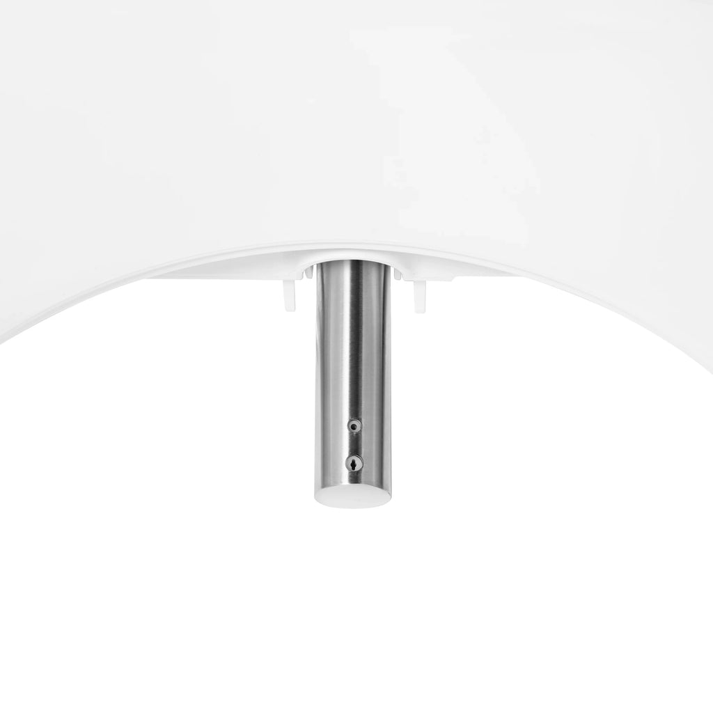 Brondell Swash Select  Sidearm Bidet Seat with Warm Air Dryer and Deodorizer, Round White