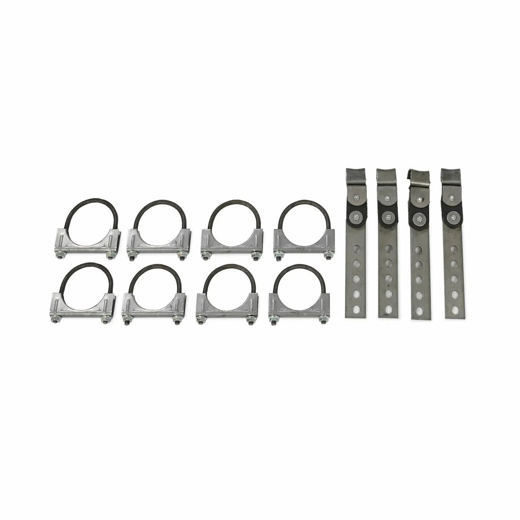 62-74 Mopar  Body Car 2.5" Dual Exhaust Kit Flowmaster Super 10 Rear Exit