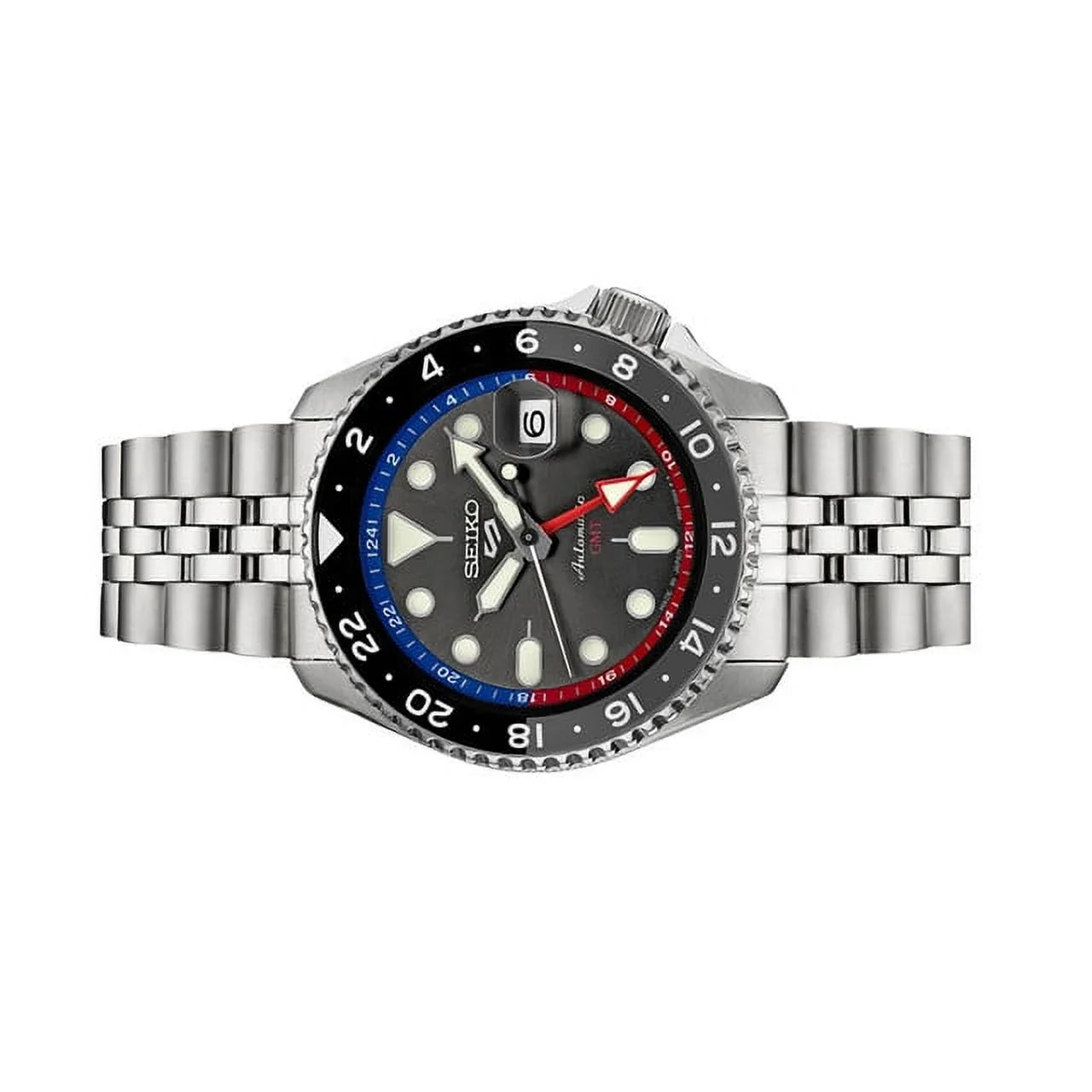 Seiko 5 Sports Automatic  Watch with Grey Dial #