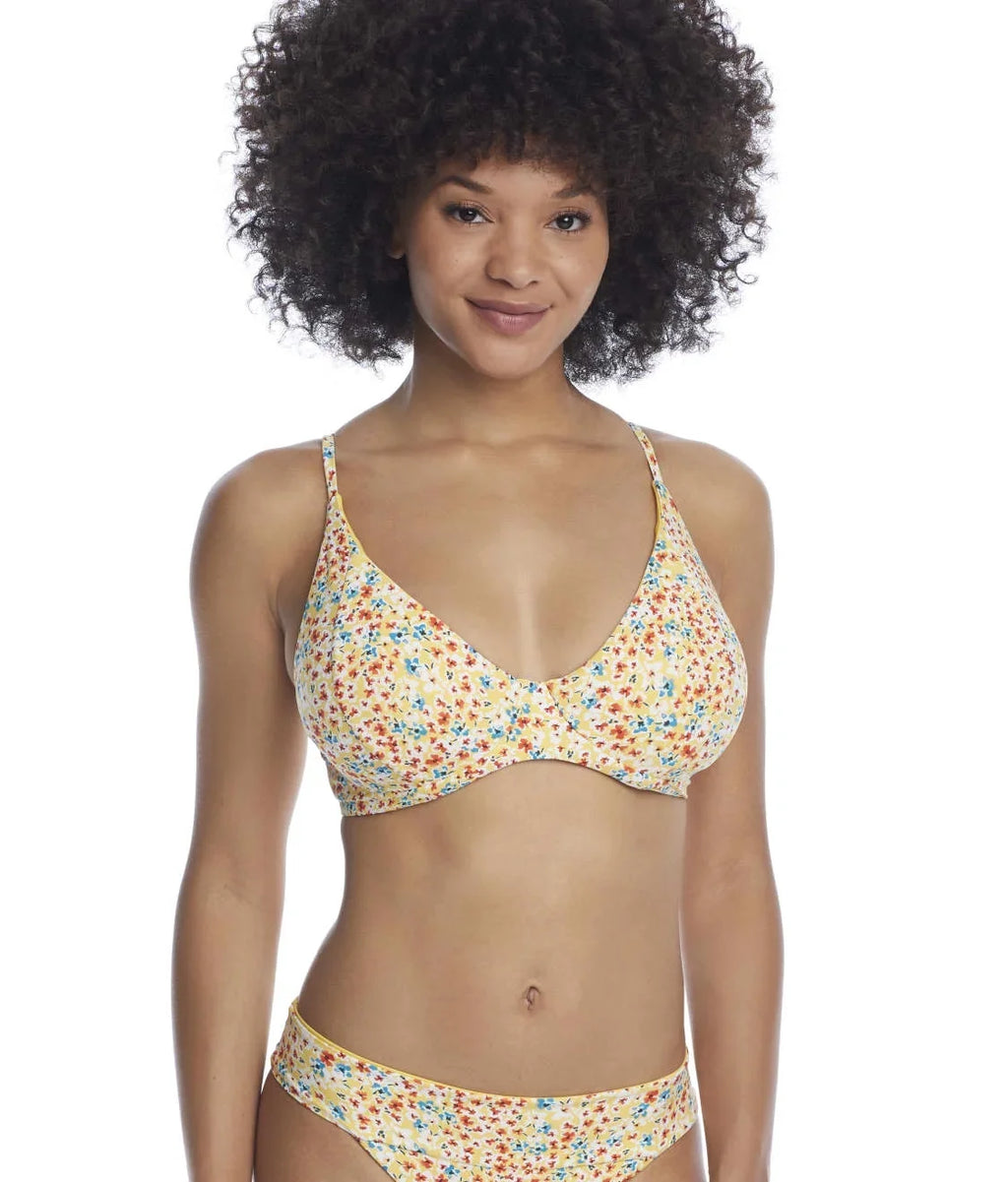 Wildflower Meadow Maya Bikini Swim Top,  38D,  38D,