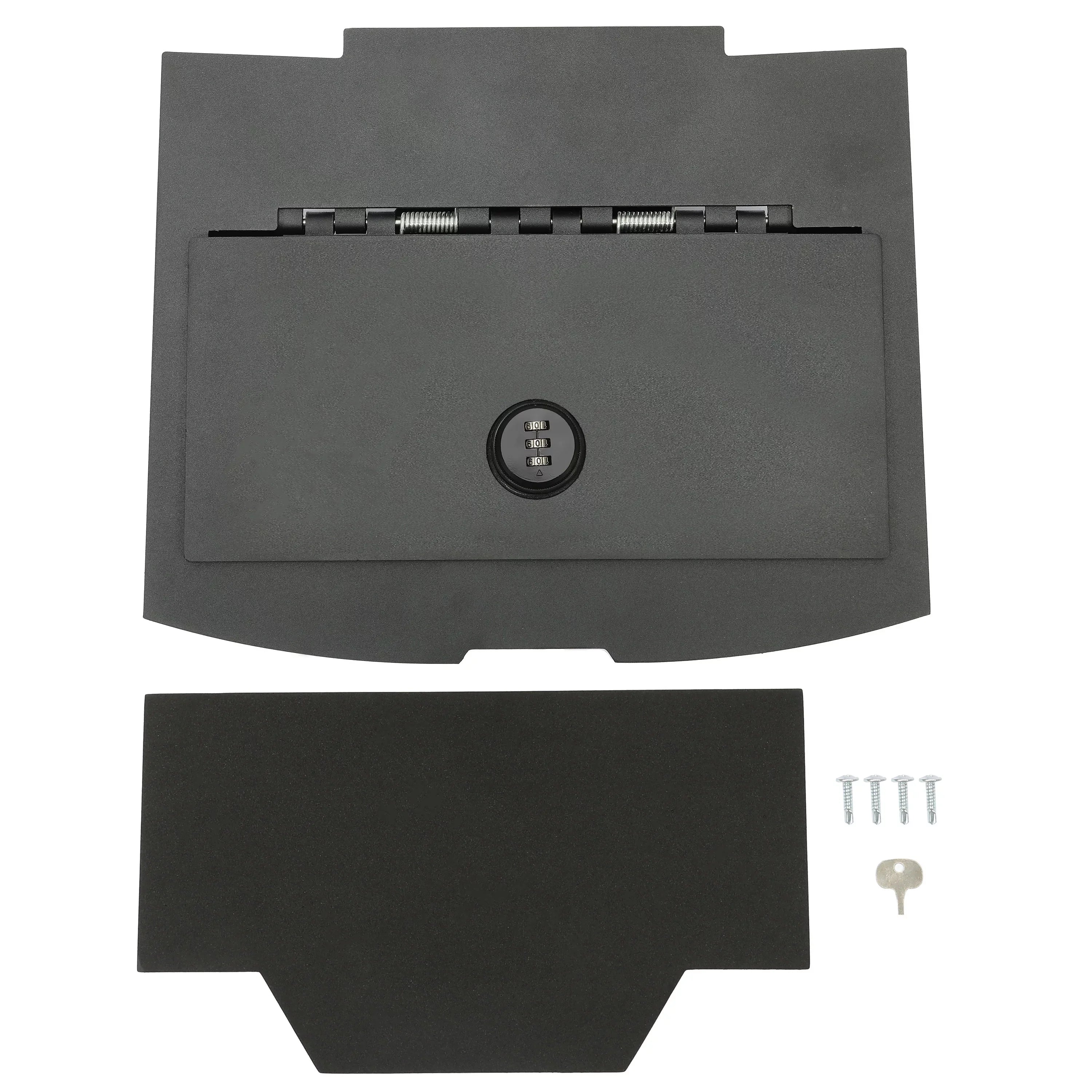 Center Console Gun Safe Storage Box Console Vault for 2009-2018 Dodge Ram 1500 2500 3500  Lock Console Safe Vault