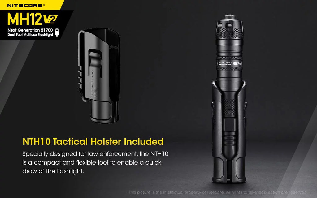 Nitecore    -   Flashlight -1200 Lumens -21700 Battery (Included)