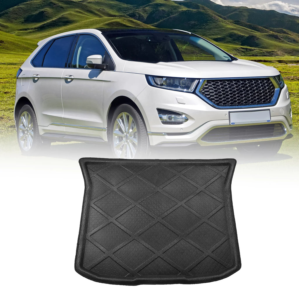 Unique Bargains Auto Rear Trunk Liner Cargo Floor Mat Cover for Ford Edge Plastic