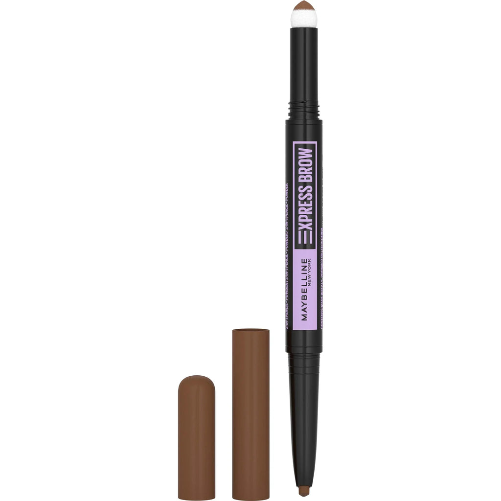 Maybelline New York Maybelline Express Brow 2-In-1 Pencil And Powder, Soft Brown, 0.02 Fl. Ounce, 255 Soft Brown, 0.02 Fluid_Ounces (Pack Of 2)