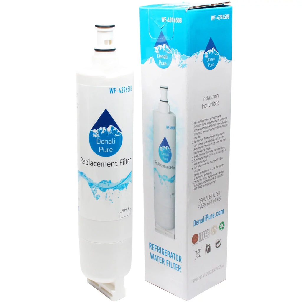 3-Pack Replacement for Whirlpool  Refrigerator Water Filter - Compatible with Whirlpool 4396508, 4396510 Fridge Water Filter Cartridge