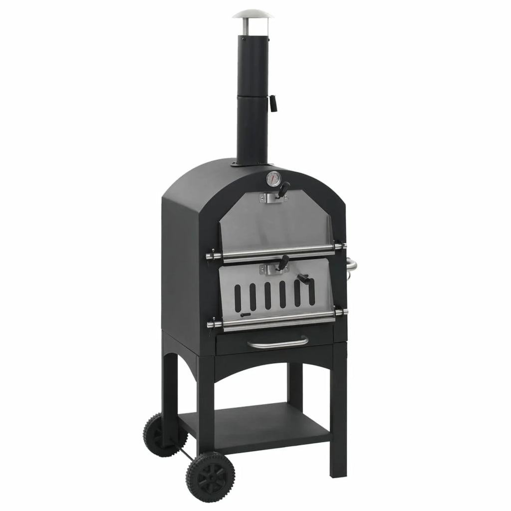 Suzicca Charcoal Fired  Pizza Oven with Fireclay Stone