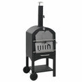 Suzicca Charcoal Fired  Pizza Oven with Fireclay Stone