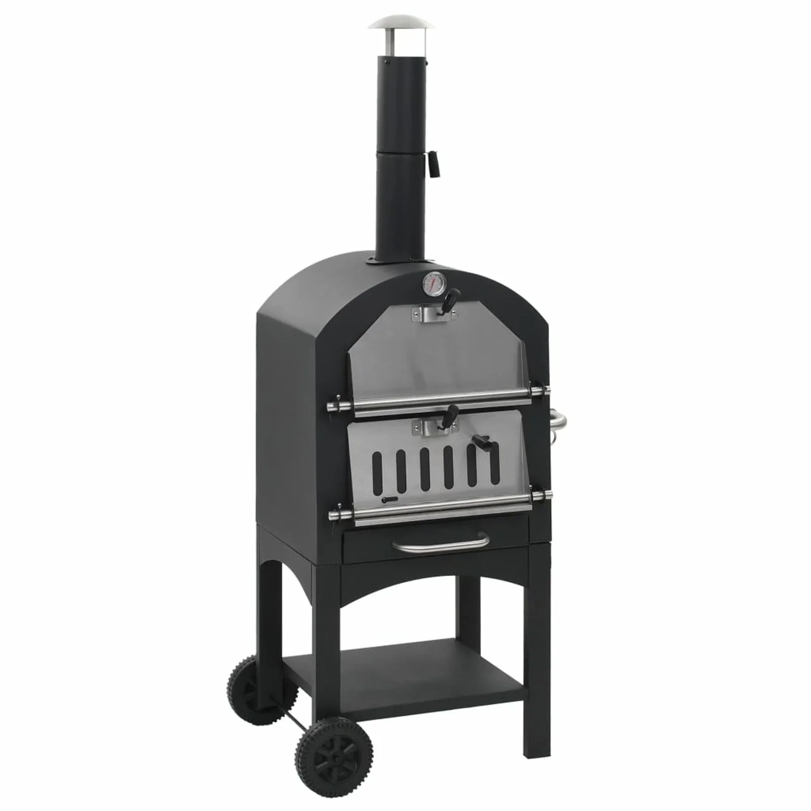 Suzicca Charcoal Fired  Pizza Oven with Fireclay Stone