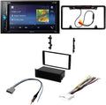 Bundle with Pioneer Multimedia  Car Stereo and Installation Kit - for 2012-2015 Nissan Rouge w/Oversized Radio / Bluetooth Touchscreen, Backup Camera, 2 Din Dash Kit