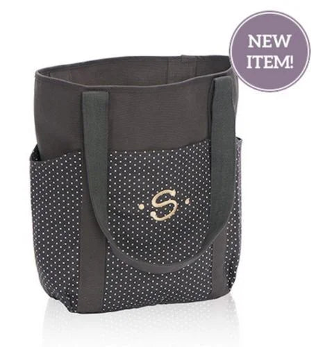New Go To Tote Shopping Hobo Mummy Utility Shoulder Bag In City Charcoal Swiss Dot 31 Gift