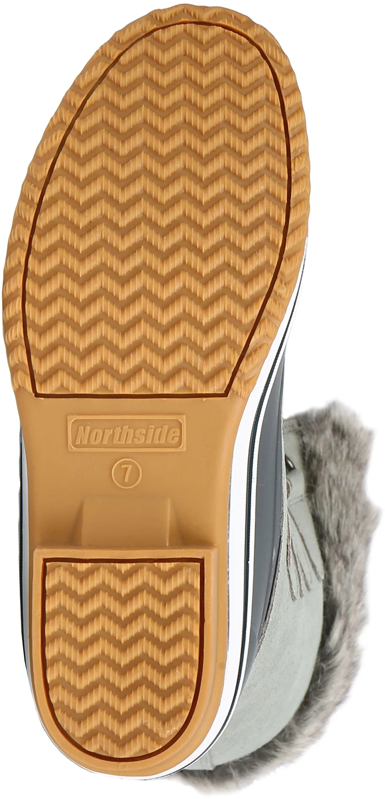 Northside 913019W055XX080 Katsura Insulated Waterproof Winter Boots for Ladies - Light Gray - 8M