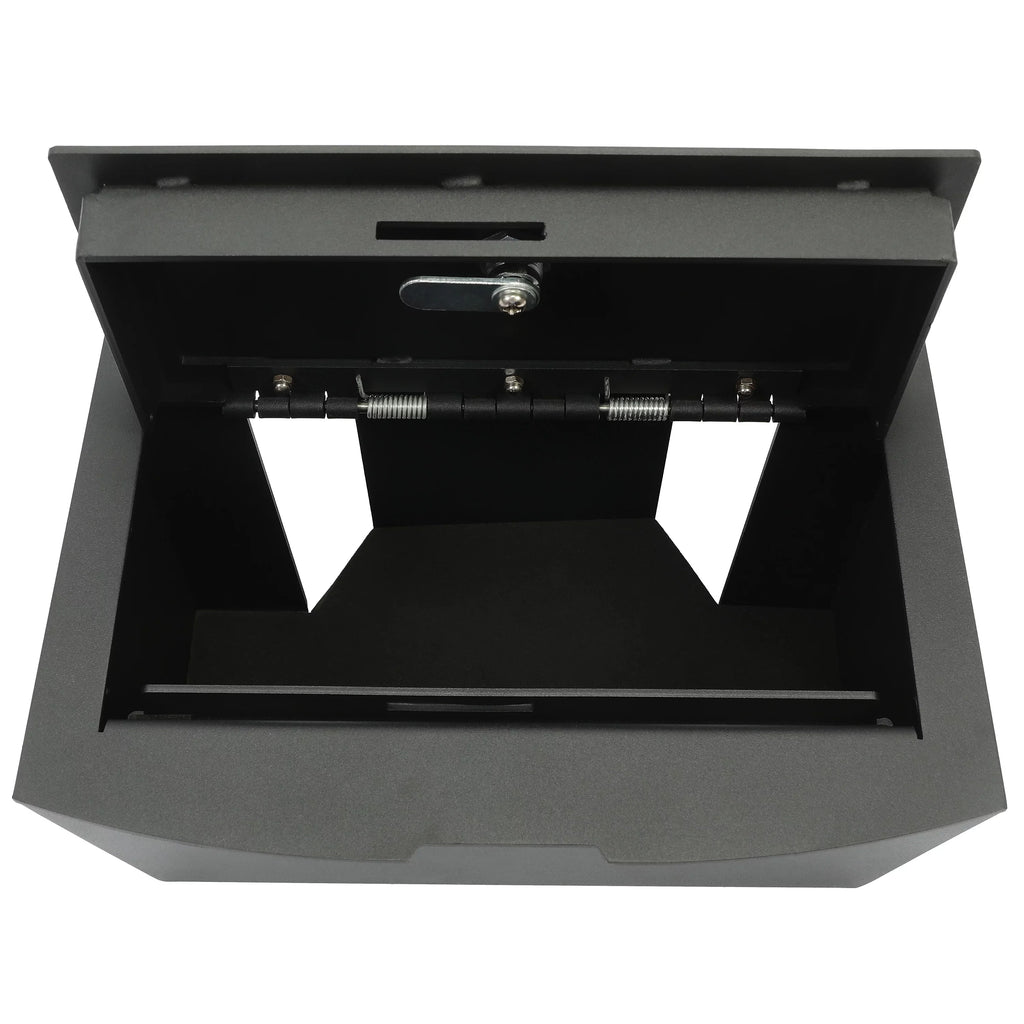 Center Console Gun Safe Storage Box Console Vault for 2009-2018 Dodge Ram 1500 2500 3500  Lock Console Safe Vault