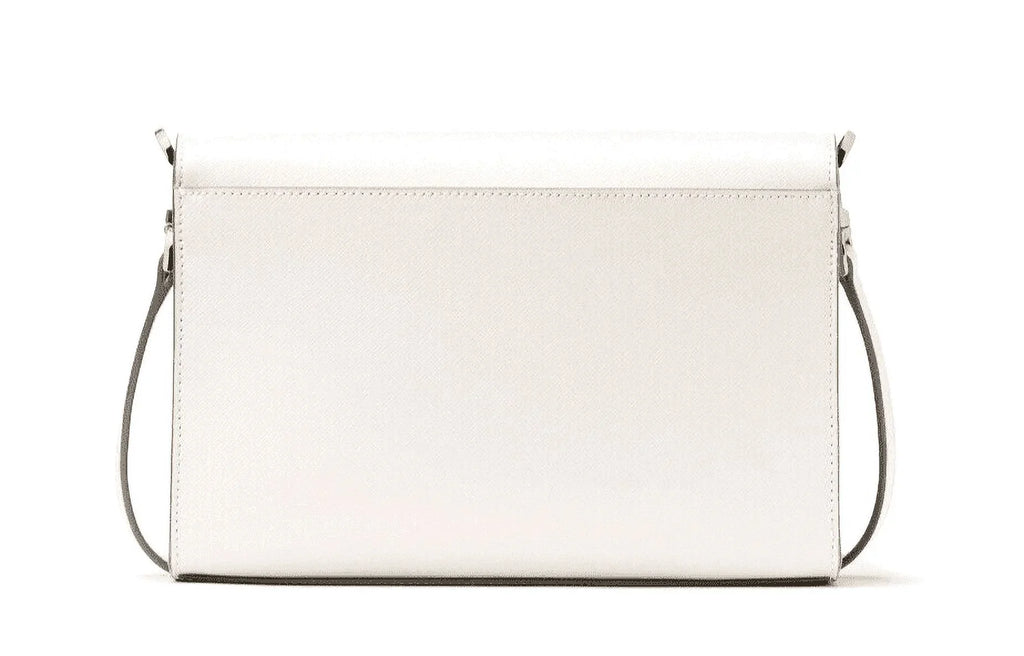 New Kate Spade Carson Saffiano Leather Convertible Crossbody bag Parchment