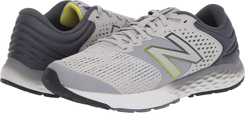 New Balance Men's 520  Running Shoe, Gray/Gray/Hilite, 12