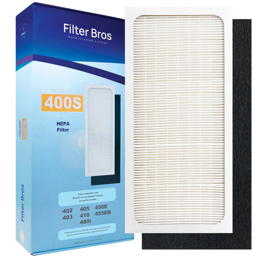 Filter Bros -400S Compatible With  400 Dual Protection Series  Replacement Particle Filter For 480i, 402, 403, 405, 410, 450E, 455EB Blue Sky SmokeStop
