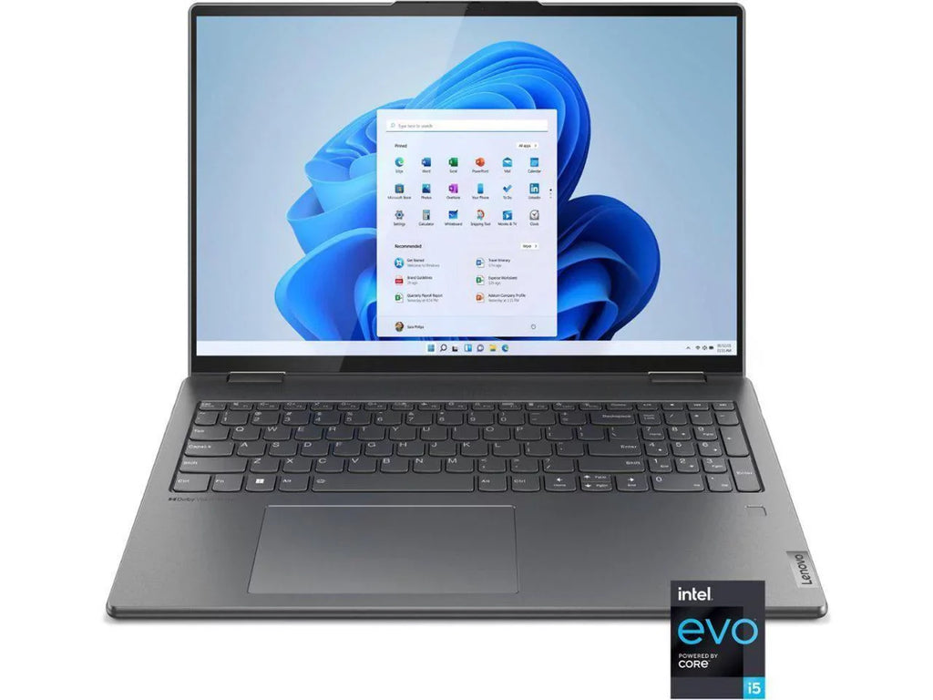 Lenovo Yoga 7i 2-in-1 Laptop, 16" 2.5K  Touchscreen Display, Intel Core i5-1240P Processor, 8GB , 1TB , Intel Iris Xe Graphics, Fingerprint Reader, Backlit Keyboard, Wi-Fi6, Windows 11 Home