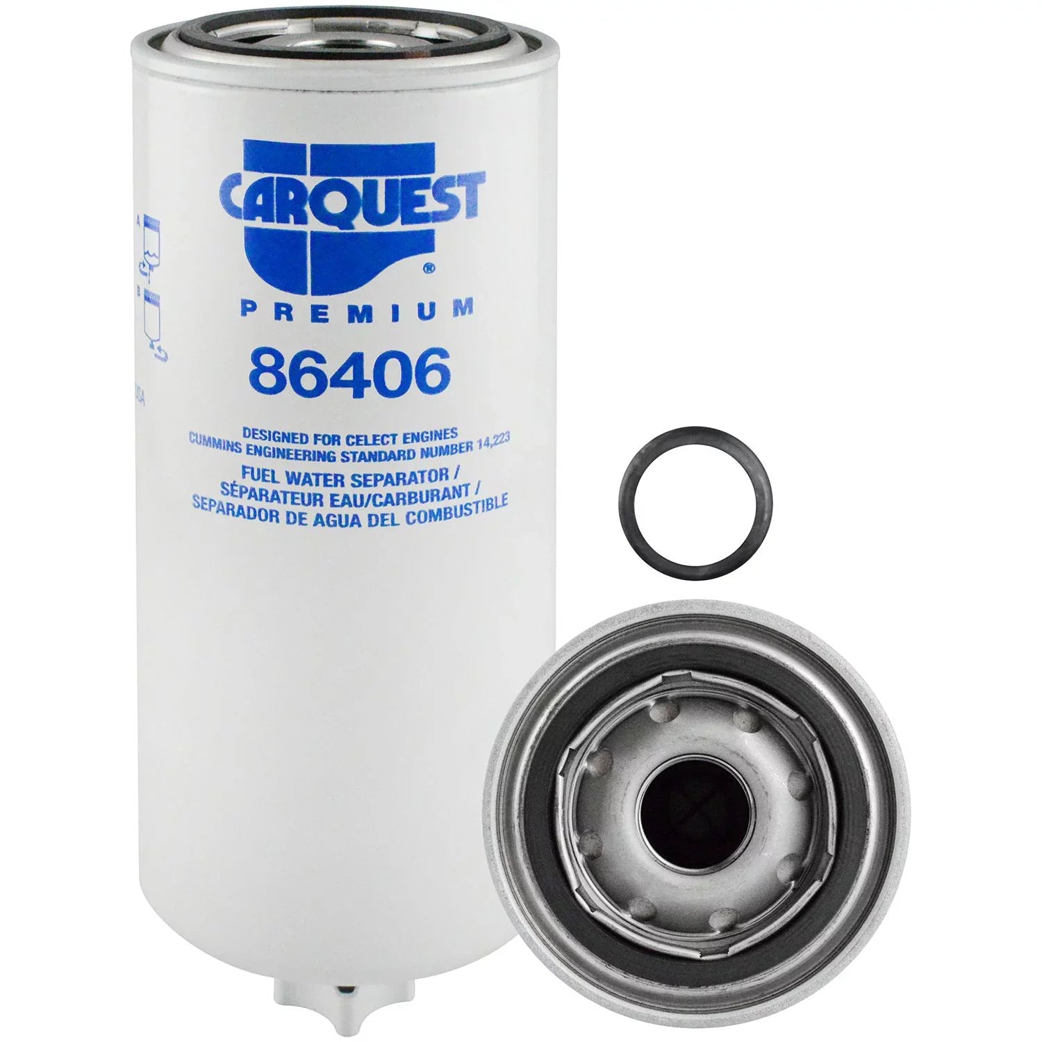 Carquest Premium Fuel/Water Separator Spin-on with Drain