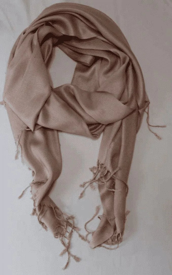 Set of 10 Rose Gold Pashmina Scarf Shawl, Bridesmaid Shawl, Bridal Wrap, Wedding Shawl