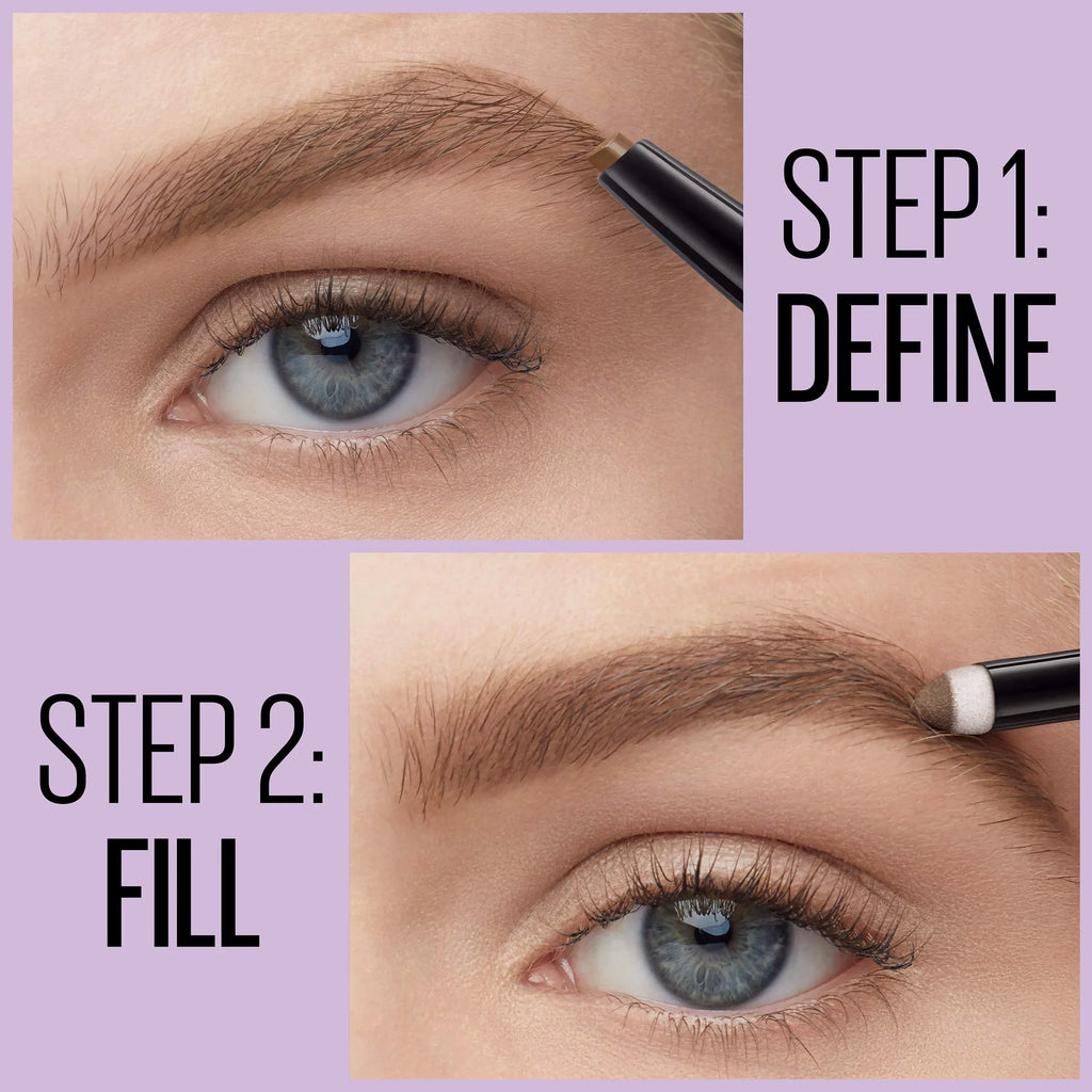 Maybelline New York Maybelline Express Brow 2-In-1 Pencil And Powder, Soft Brown, 0.02 Fl. Ounce, 255 Soft Brown, 0.02 Fluid_Ounces (Pack Of 2)