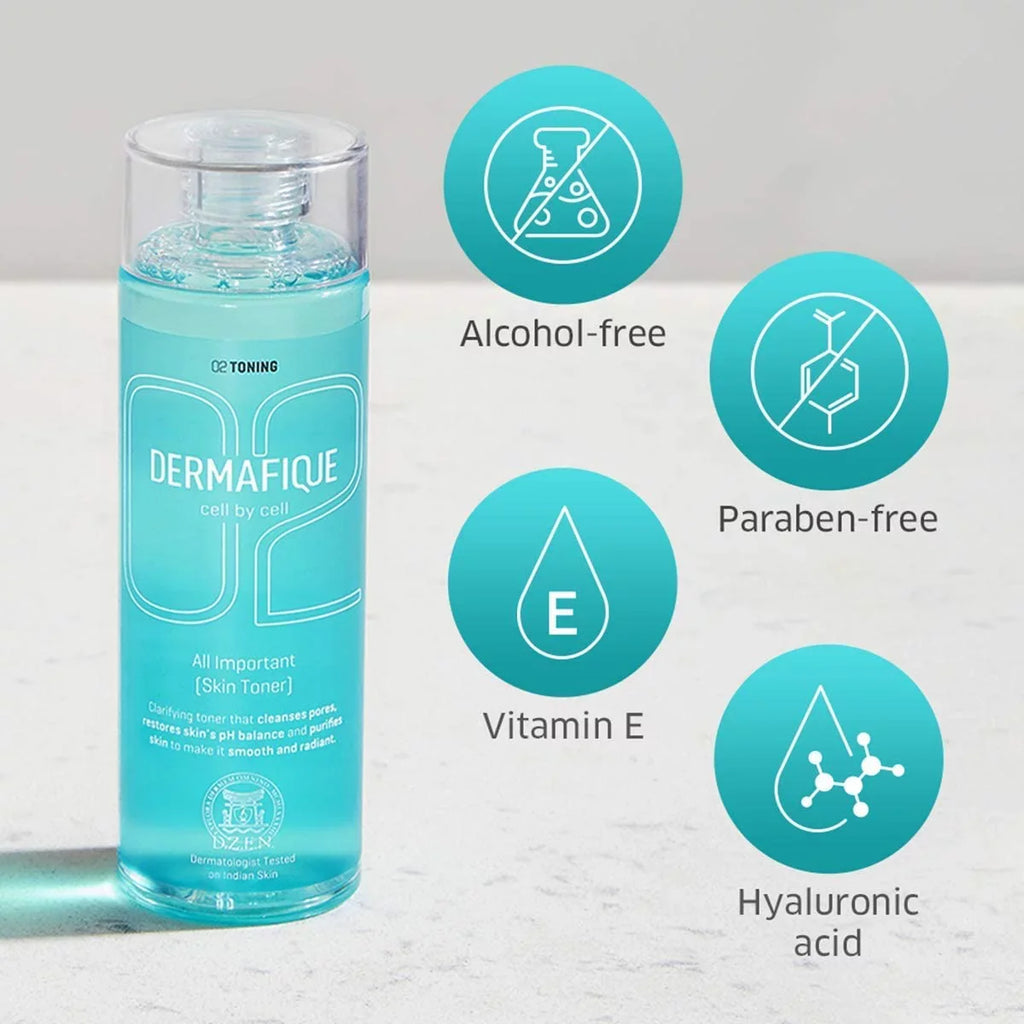 Dermafique All Important Skin Toner, Aqua Marine, 150ml