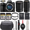 Nikon  Mirrorless with 50-250mm f/4.5-6.3  Lens + 24mm f/1.8  Lens + 64GB Storage +  Filter + Backup Battery + Case + Cleaning Kit - International Version
