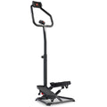 Sunny Health & Fitness Smart Stair Stepper Machine with Handlebar – -