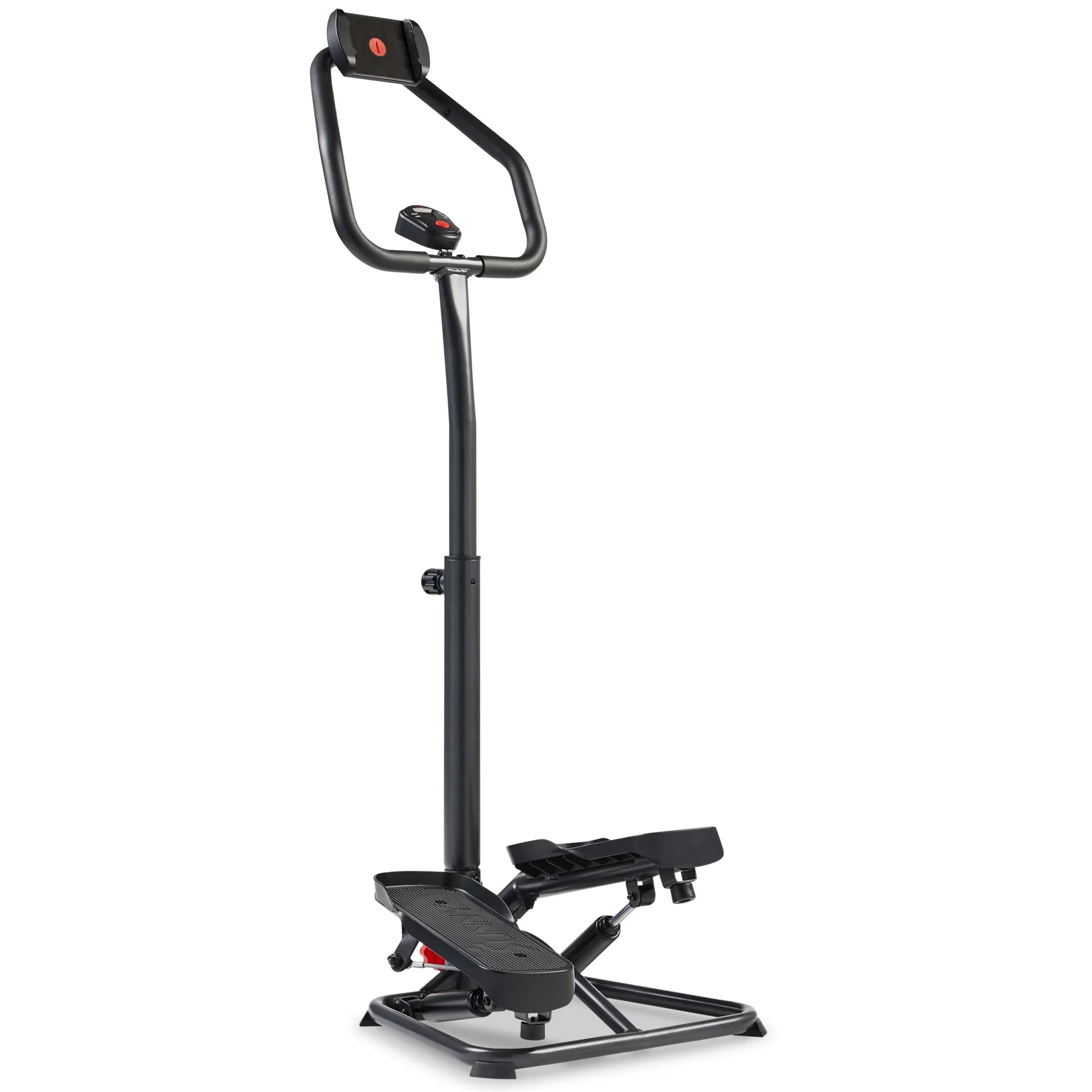 Sunny Health & Fitness Smart Stair Stepper Machine with Handlebar – -
