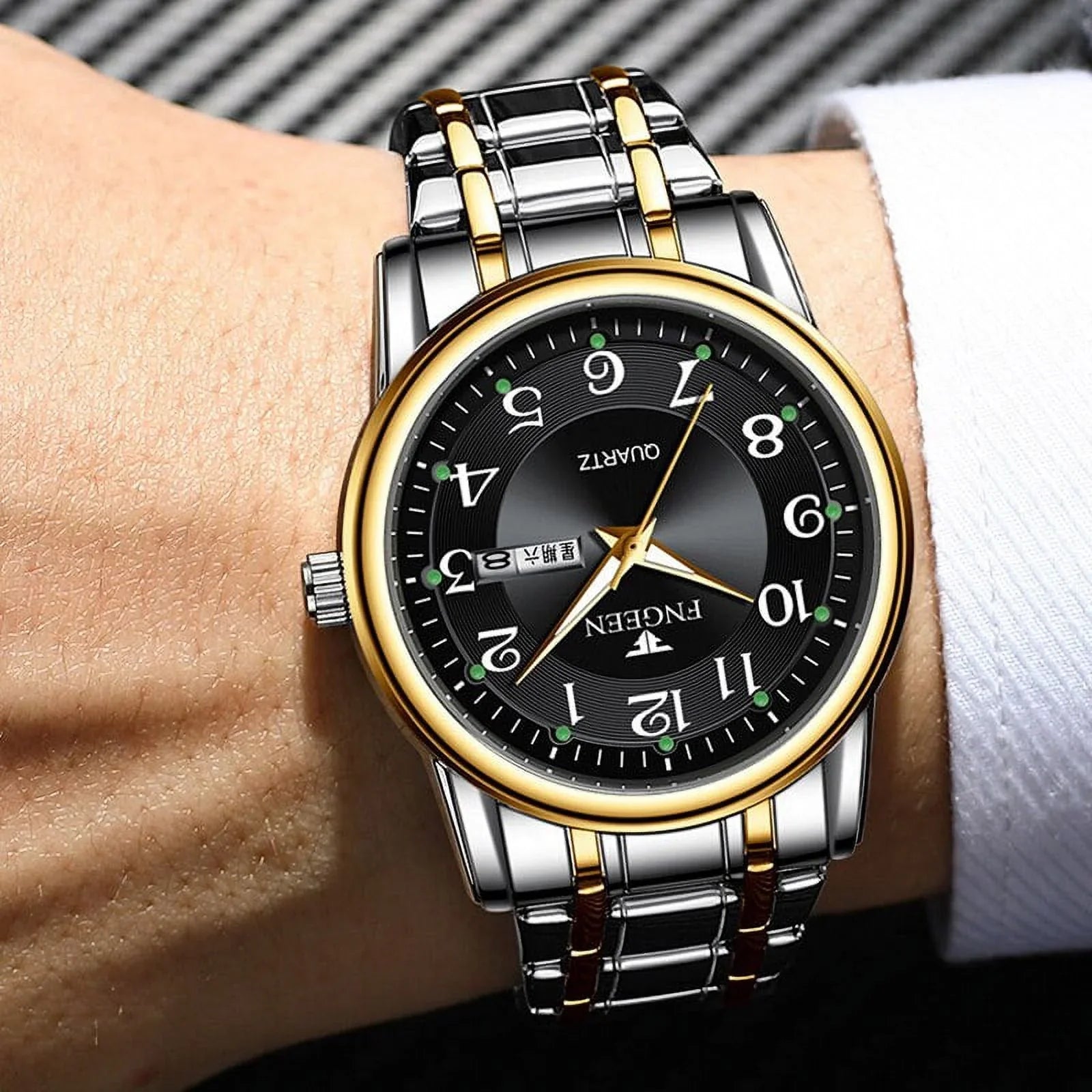 Men Watch Top Luxury Brand Quartz Mens Watches Sport Wristwatch Man Stainless Steel Luminous Hands Relogio Masculino