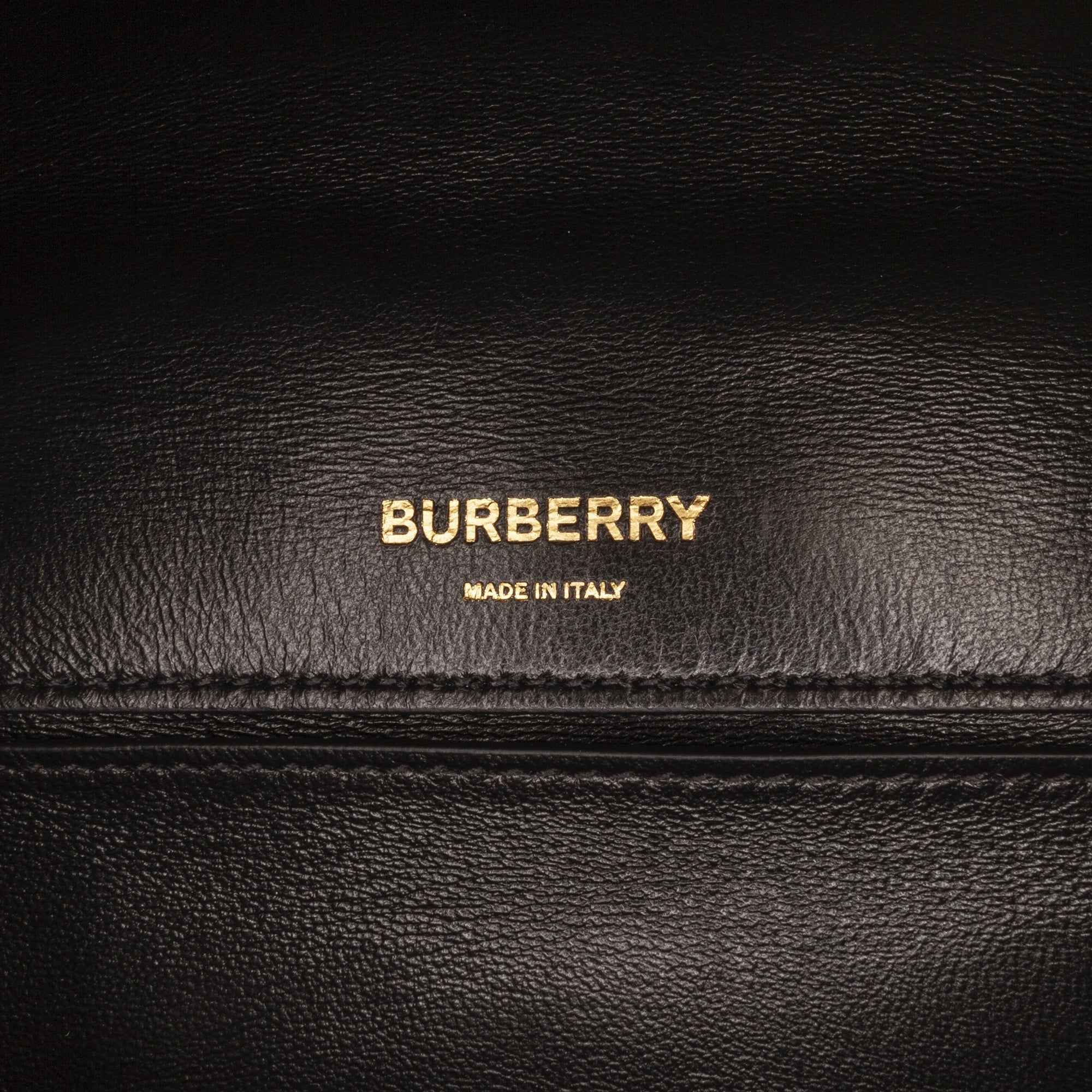 Pre-Owned Authenticated Burberry Small Sequin Lola Bag Calf Leather Black Crossbody Bag Unisex (Good)