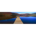 Panoramic Images  Pier at a lake St Marys Loch Scottish Borders Scotland Poster Print by Panoramic Images - 36 x 12