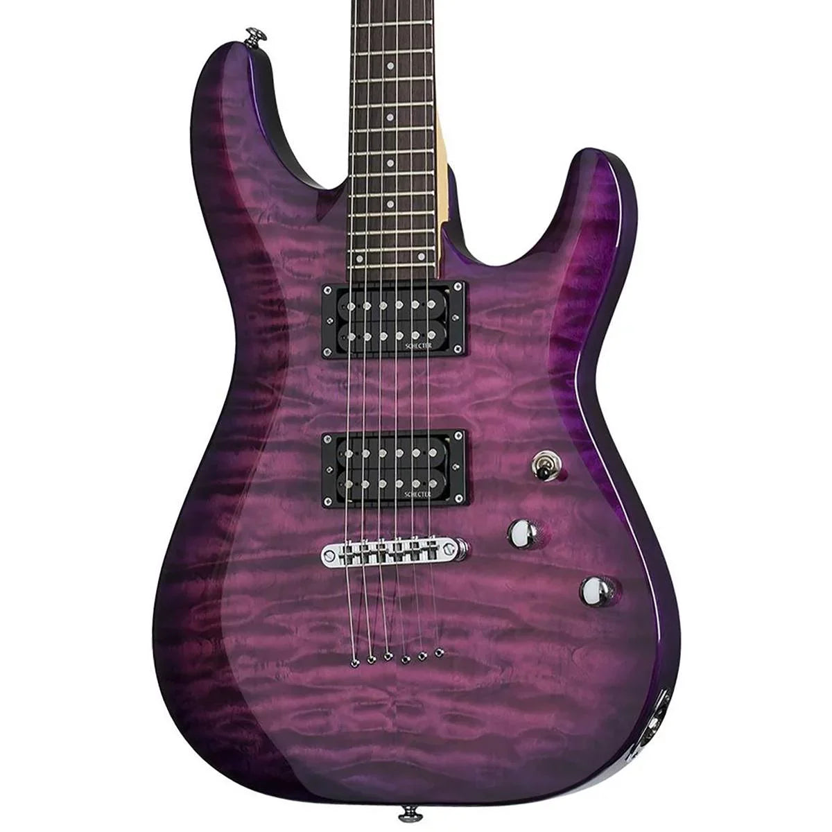 Schecter -6 Plus Electric Guitar (Electric Magenta)