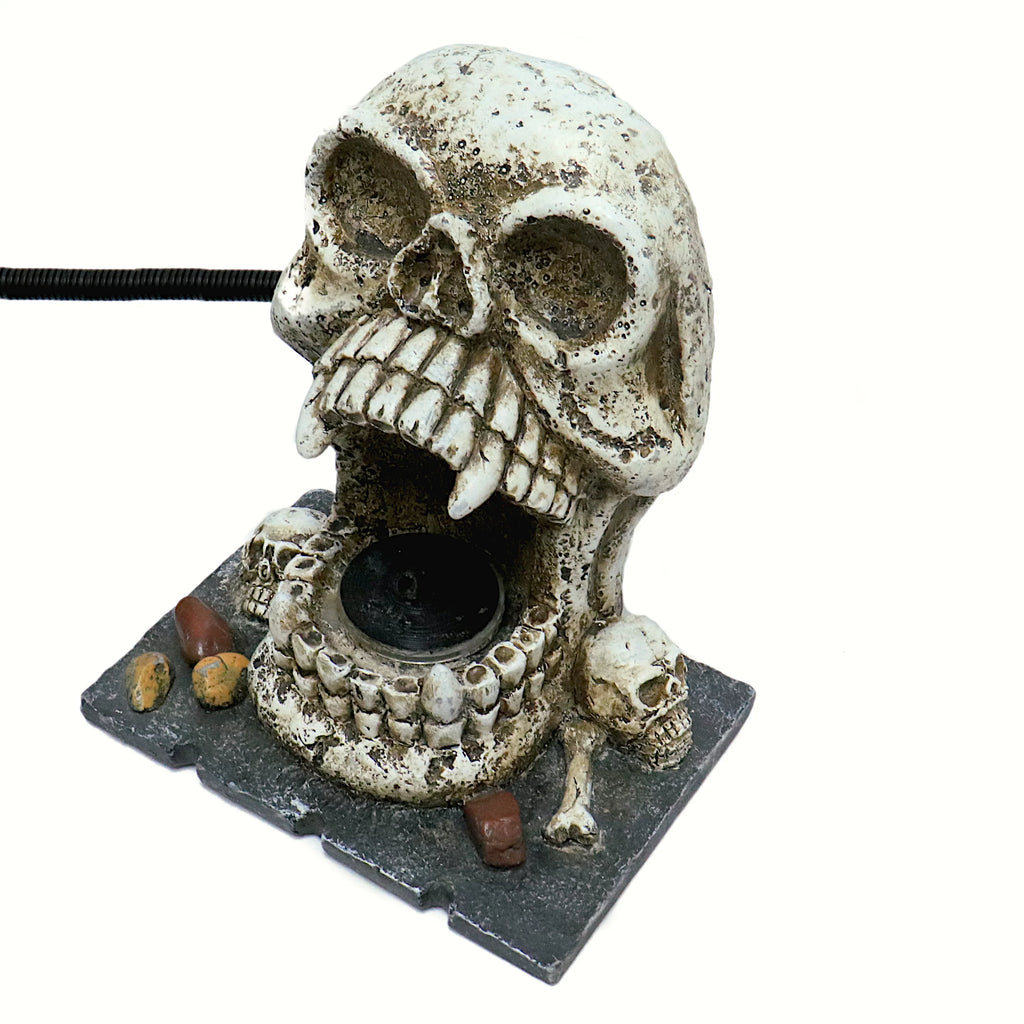 Custom Pro Skull Statuary Fountain Spitter Decorative Outdoor Water Feature
